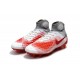 Nuevo Baratas Botas de fútbol Nike Magista Obra 2 FG Blanco Rojo