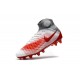Nuevo Baratas Botas de fútbol Nike Magista Obra 2 FG Blanco Rojo