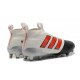 Baratas Botas de fútbol adidas Ace 17+ Purecontrol FG Gris Rojo Negro