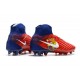 Nuevo Baratas Botas de fútbol Nike Magista Obra 2 FG Barcelona Rojo Azul