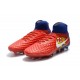 Nuevo Baratas Botas de fútbol Nike Magista Obra 2 FG Barcelona Rojo Azul