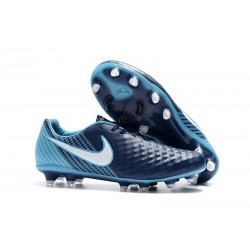 Nuevo Zapatillas de fútbol Nike Magista Opus 2 FG Azul Blanco