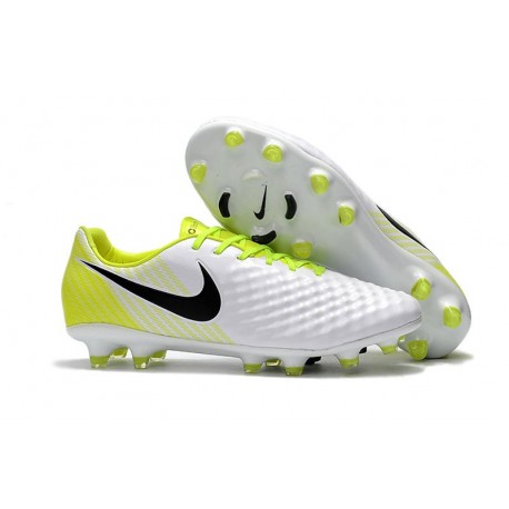 Zapatillas de fútbol Nike Magista Opus II FG Blanco Negro Voltio