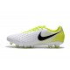 Zapatillas de fútbol Nike Magista Opus II FG Blanco Negro Voltio