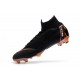 Zapatillas de fútbol Nike Mercurial Superfly VI 360 Elite FG Para Hombre Negro Naranja Blanco
