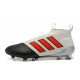 Baratas Botas de fútbol adidas Ace 17+ Purecontrol FG Gris Rojo Negro