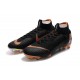 Zapatillas de fútbol Nike Mercurial Superfly VI 360 Elite FG Para Hombre Negro Naranja Blanco