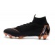 Zapatillas de fútbol Nike Mercurial Superfly VI 360 Elite FG Para Hombre Negro Naranja Blanco
