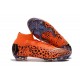 Nuevo Botas de fútbol Nike Mercurial Superfly VI 360 Elite FG CR7 Negro Naranja Blanco