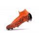 Nuevo Botas de fútbol Nike Mercurial Superfly VI 360 Elite FG CR7 Negro Naranja Blanco