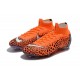 Nuevo Botas de fútbol Nike Mercurial Superfly VI 360 Elite FG CR7 Negro Naranja Blanco