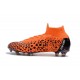 Nuevo Botas de fútbol Nike Mercurial Superfly VI 360 Elite FG CR7 Negro Naranja Blanco