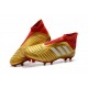 Baratas Botas de fútbol Adidas Predator 18+ FG Oro Rojo Blanco