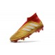Baratas Botas de fútbol Adidas Predator 18+ FG Oro Rojo Blanco