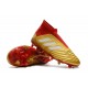Baratas Botas de fútbol Adidas Predator 18+ FG Oro Rojo Blanco