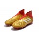 Baratas Botas de fútbol Adidas Predator 18+ FG Oro Rojo Blanco