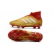 Baratas Botas de fútbol Adidas Predator 18+ FG Oro Rojo Blanco