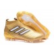 Zapatos de fútbol adidas Ace 17+ Purecontrol FG Oro Blanco