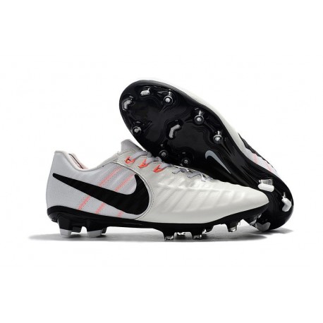 Zapatillas de fútbol Baratas Nike Tiempo Legend VII FG Blanco Negro