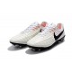 Zapatillas de fútbol Baratas Nike Tiempo Legend VII FG Blanco Negro