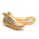 Zapatos de fútbol adidas Ace 17+ Purecontrol FG Oro Blanco