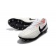 Zapatillas de fútbol Baratas Nike Tiempo Legend VII FG Blanco Negro
