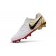 Botas de fútbol Nike Tiempo Legend VII Botas de Tacos Blanco Dorado