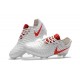 Botas Baratas Nike Tiempo Legend VII FG Blanco Rojo