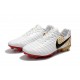 Botas de fútbol Nike Tiempo Legend VII Botas de Tacos Blanco Dorado