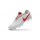 Botas Baratas Nike Tiempo Legend VII FG Blanco Rojo