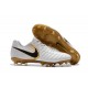 Zapatillas de fútbol Nike Tiempo Legend VII FG Blanco Oro Negro