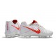 Botas Baratas Nike Tiempo Legend VII FG Blanco Rojo
