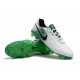 Zapatillas de fútbol Baratas Nike Tiempo Legend VII FG Blanco Verde Negro