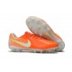 Zapatillas de fútbol Nike Tiempo Legend VII FG Volt Blanco Naranja