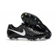 Botas Baratas Nike Tiempo Legend VII FG Negro Blanco