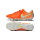Zapatillas de fútbol Nike Tiempo Legend VII FG Volt Blanco Naranja