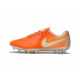 Zapatillas de fútbol Nike Tiempo Legend VII FG Volt Blanco Naranja