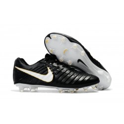 Botas de fútbol Nike Tiempo Legend VII Botas de Tacos Oro Blanco Negro