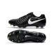 Botas Baratas Nike Tiempo Legend VII FG Negro Blanco
