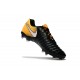 Botas de fútbol Nike Tiempo Legend VII Botas de Tacos Negro Blanco Amarillo