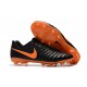 Zapatillas de fútbol Baratas Nike Tiempo Legend VII FG Negro Laser Naranja