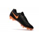 Zapatillas de fútbol Baratas Nike Tiempo Legend VII FG Negro Laser Naranja