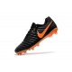Zapatillas de fútbol Baratas Nike Tiempo Legend VII FG Negro Laser Naranja