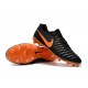 Zapatillas de fútbol Baratas Nike Tiempo Legend VII FG Negro Laser Naranja