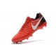 Botas de fútbol Nike Tiempo Legend VII FG Para Hombre Rojo Negro Blanco