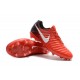 Botas de fútbol Nike Tiempo Legend VII FG Para Hombre Rojo Negro Blanco