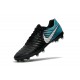 Botas Baratas Nike Tiempo Legend VII FG Negro Azul Blanco