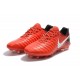 Botas de fútbol Nike Tiempo Legend VII FG Para Hombre Rojo Negro Blanco