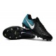 Botas Baratas Nike Tiempo Legend VII FG Negro Azul Blanco