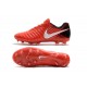 Botas de fútbol Nike Tiempo Legend VII FG Para Hombre Rojo Negro Blanco